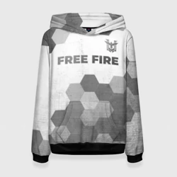 Женская толстовка 3D Free Fire - white gradient посередине