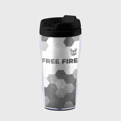 Термокружка-непроливайка Free Fire - white gradient посередине