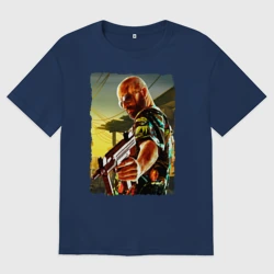 Женская футболка хлопок Oversize Max Payne