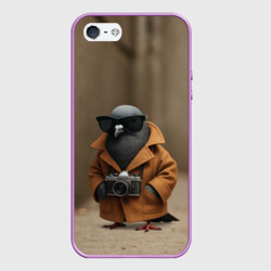 Чехол для iPhone 5/5S матовый Шпиониро Голубиро мем