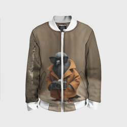 Детский бомбер 3D Шпиониро Голубиро мем