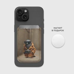 Картхолдер Magsafe магнитный Шпиониро Голубиро мем - фото 2