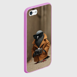 Чехол для iPhone 5/5S матовый Шпиониро Голубиро мем - фото 2