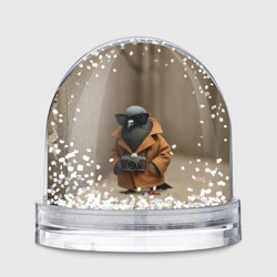Игрушка Снежный шар Шпиониро Голубиро мем