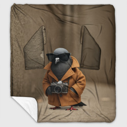 Плед с рукавами Шпиониро Голубиро мем