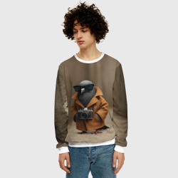 Мужской свитшот 3D Шпиониро Голубиро мем - фото 2