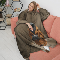 Плед с рукавами Шпиониро Голубиро мем - фото 2