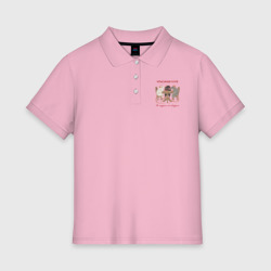 Женское поло хлопок Крысиный клуб не осудим но обсудим