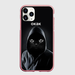 Чехол для iPhone 11 Pro Max матовый Кот окак