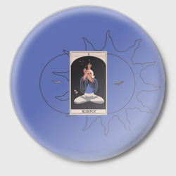 Значок Козерог знак зодиака девушка