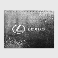 Обложка для студенческого билета Lexus - grey gradient по-горизонтали