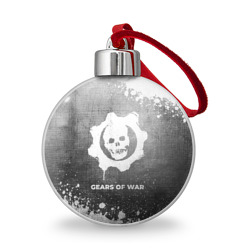 Ёлочный шар Gears of War - grey gradient