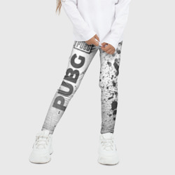 Детские леггинсы 3D PUBG - white gradient по-вертикали - фото 2