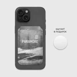 Картхолдер Magsafe магнитный Paramore - grey gradient посередине - фото 2