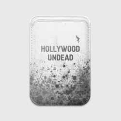 Картхолдер Magsafe магнитный Hollywood Undead - white gradient посередине
