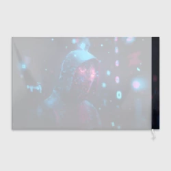 Флаг 3D Хакер из частиц пикселей - фото 2