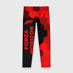 Детские леггинсы 3D Forza Horizon - red gradient по-вертикали