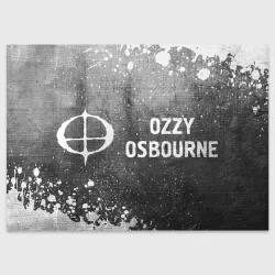 Поздравительная открытка Ozzy Osbourne - grey gradient по-горизонтали