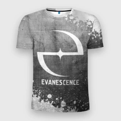 Мужская футболка 3D Slim Evanescence - grey gradient