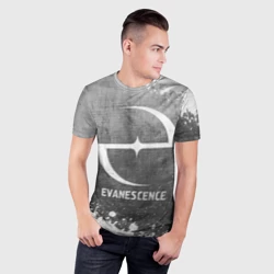 Мужская футболка 3D Slim Evanescence - grey gradient - фото 2
