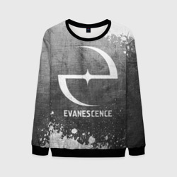 Мужской свитшот 3D Evanescence - grey gradient