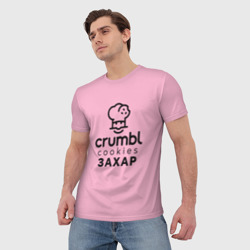 Мужская футболка 3D Захар Крамбл Куки - фото 2