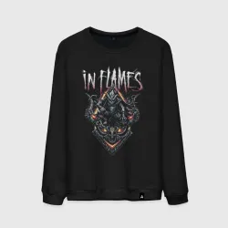 Мужской свитшот хлопок In Flames Mask