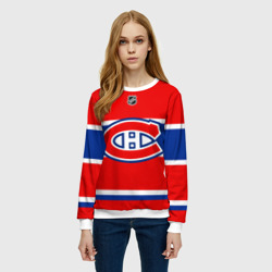 Женский свитшот 3D Montreal Canadiens - NHL team - фото 2