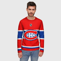 Мужской лонгслив 3D Montreal Canadiens - NHL team - фото 2