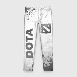 Детские леггинсы 3D Dota - white gradient вертикально