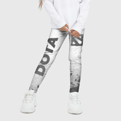 Детские леггинсы 3D Dota - white gradient вертикально - фото 2