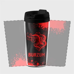 Термокружка-непроливайка Burzum - red gradient - фото 2