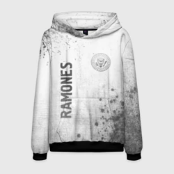 Мужская толстовка 3D Ramones - white gradient вертикально