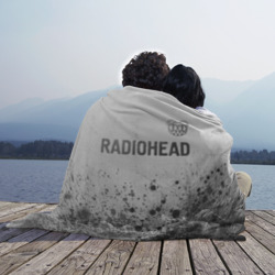 Плед 3D Radiohead - white gradient посередине - фото 2