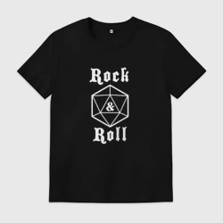 Мужская футболка хлопок Рок энд рол