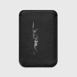 Картхолдер Magsafe магнитный Доберман с ошейником