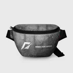 Поясная сумка 3D Need for Speed - grey gradient по-горизонтали