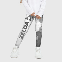 Детские леггинсы 3D Zelda - white gradient по-вертикали - фото 2