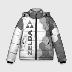 Зимняя куртка для мальчиков 3D Zelda - white gradient по-вертикали