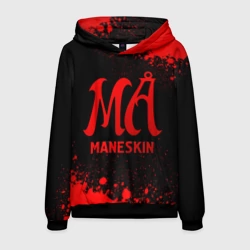 Мужская толстовка 3D Maneskin - red gradient