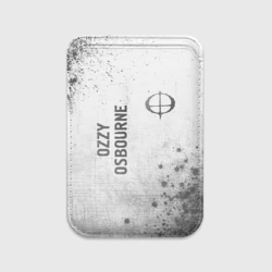 Картхолдер Magsafe магнитный Ozzy Osbourne - white gradient вертикально