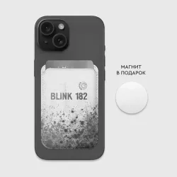 Картхолдер Magsafe магнитный Blink 182 - white gradient посередине - фото 2