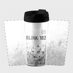 Термокружка-непроливайка Blink 182 - white gradient посередине - фото 2