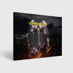 Холст прямоугольный Supernatural - true hunters