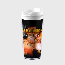 Термокружка-непроливайка Worms - armageddon 