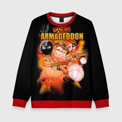 Детский свитшот 3D Worms - armageddon 