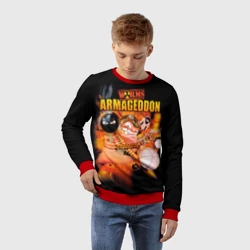 Детский свитшот 3D Worms - armageddon  - фото 2