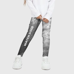 Детские леггинсы 3D Watch Dogs - grey gradient по-вертикали - фото 2