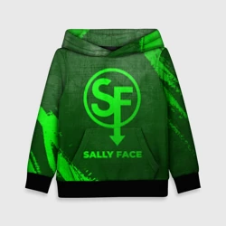 Детская толстовка 3D Sally Face - green gradient