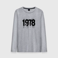 Мужской лонгслив хлопок 1978 год в стиле граффити